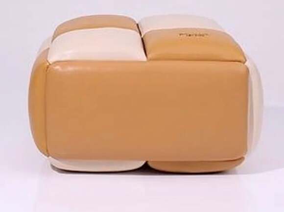 Kate Spade Boxxy Colorblocked Smooth Leather Tote in Bare Multi - Picture 9 of 12